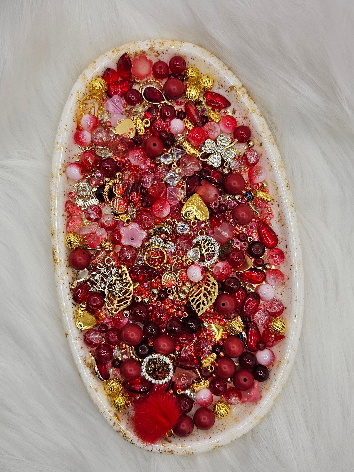 Crimson Flame ❤️✨ Bead & Charm Bundle