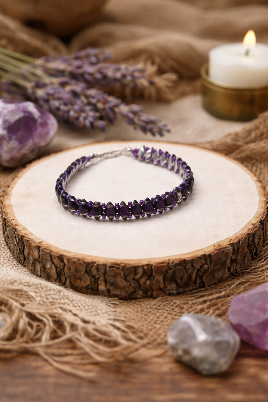 Éclat Violet Bracelet