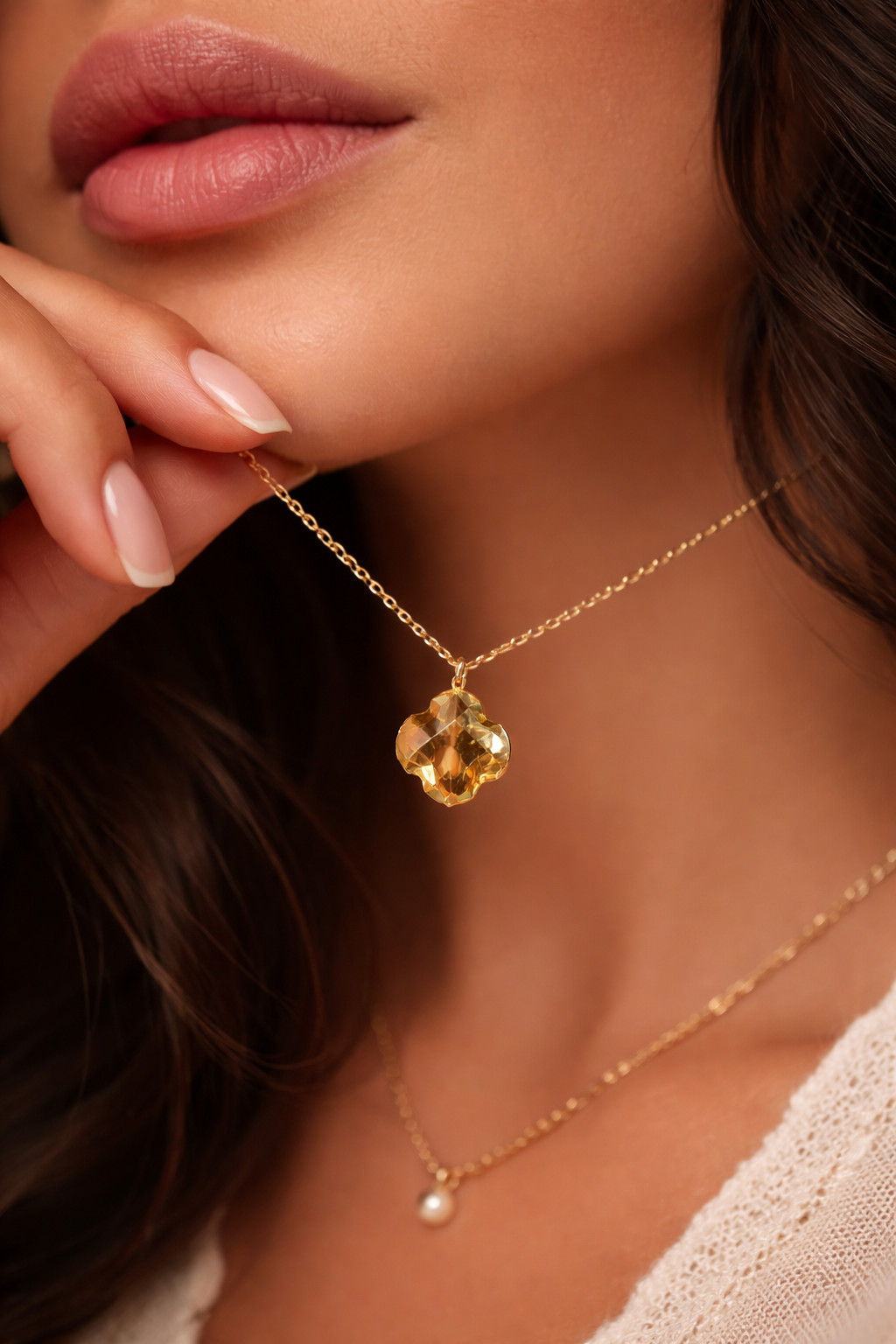 Aurelia Clover Necklace