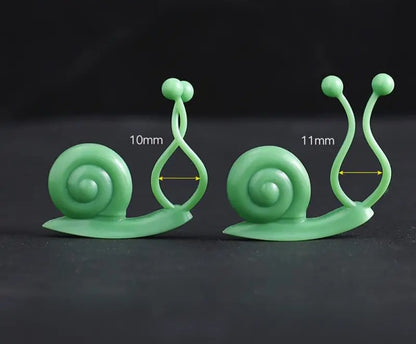 Clips invisibles para plantas con forma de caracol