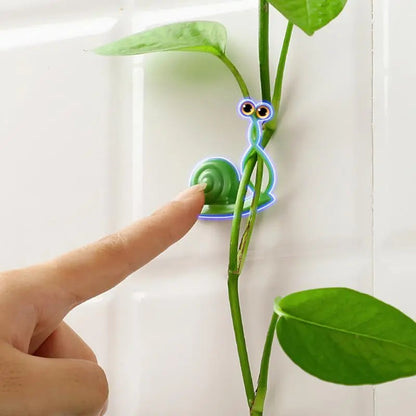 Clips invisibles para plantas con forma de caracol