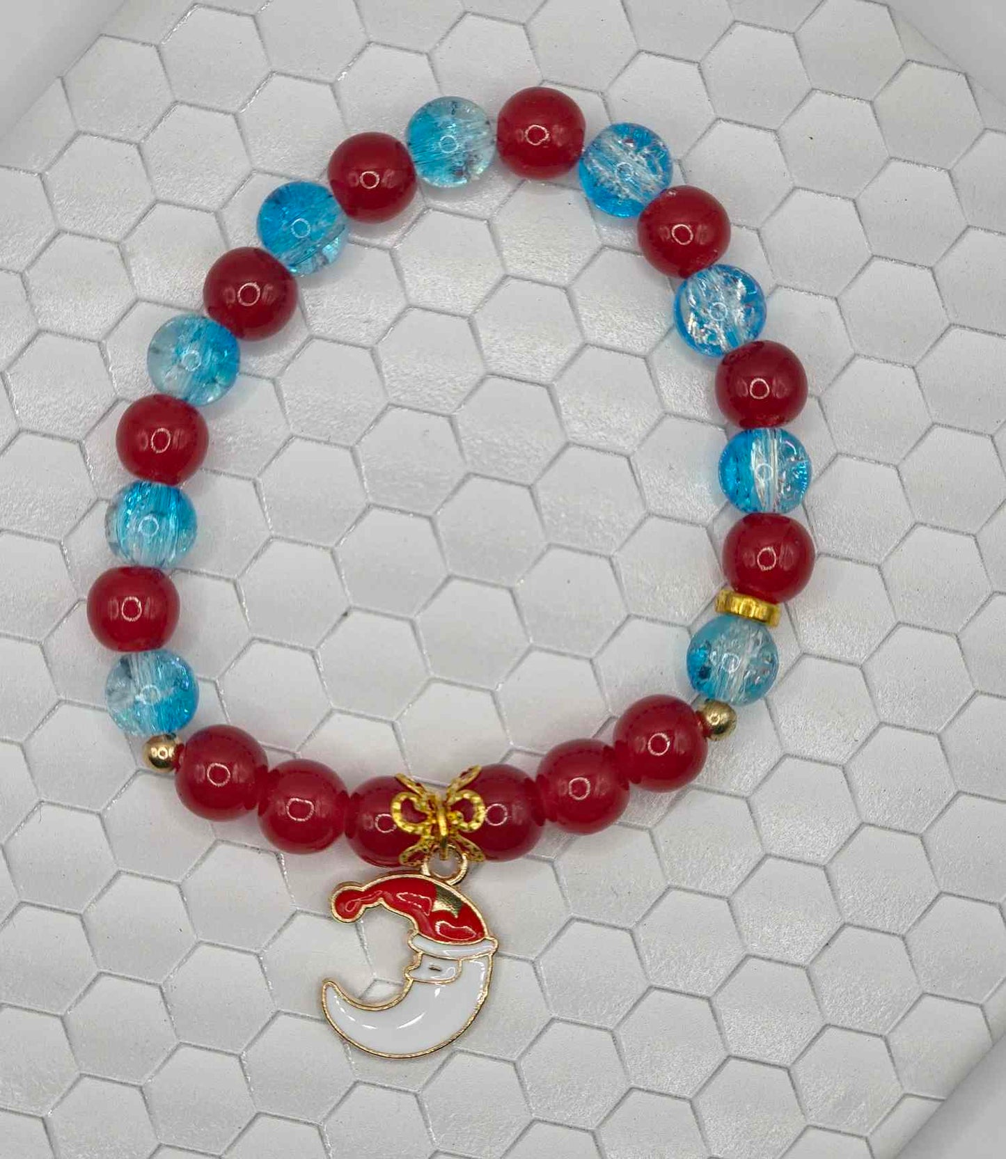 Blue Christmas Bracelets