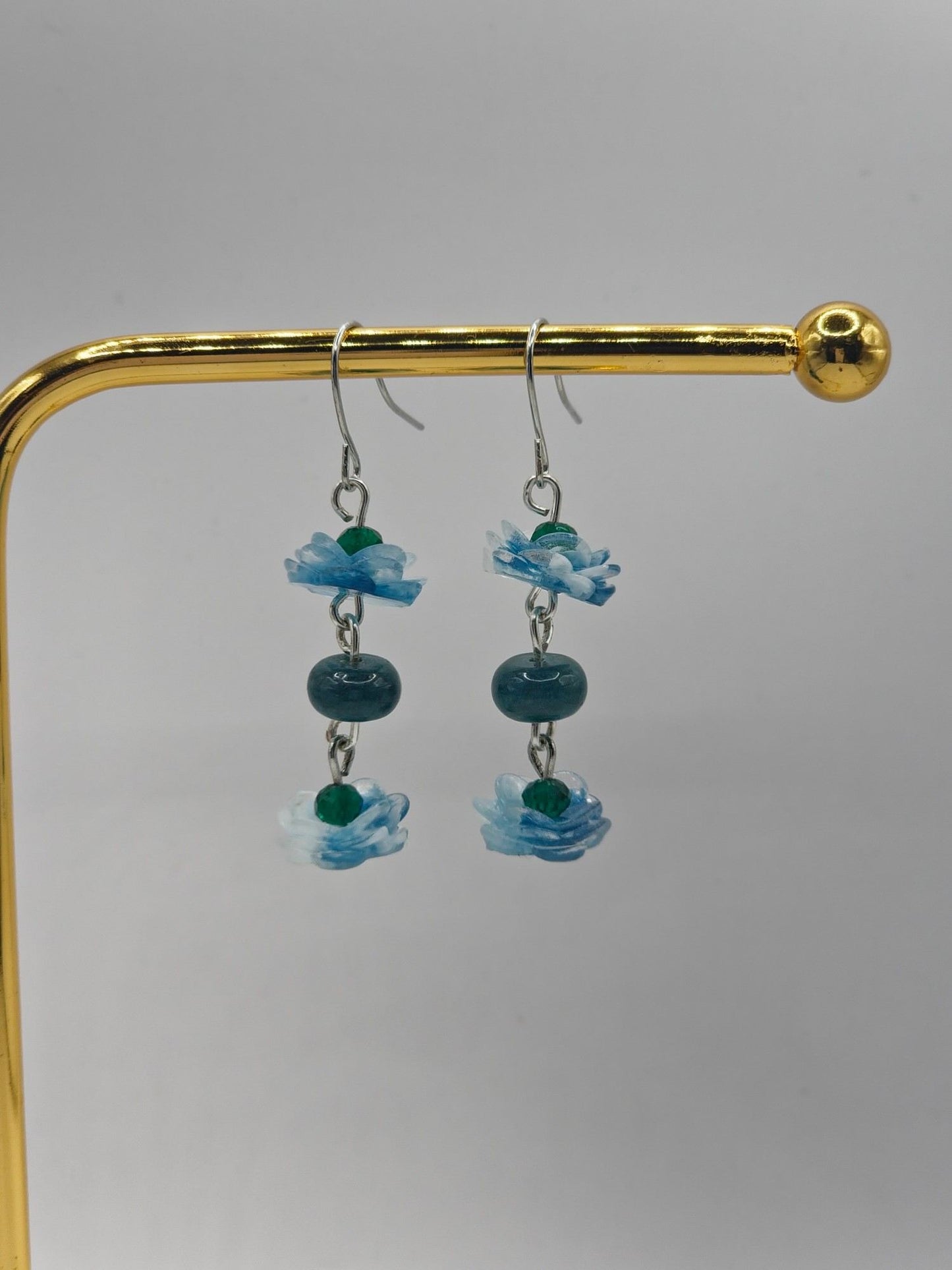 Praying Lotus Earrings