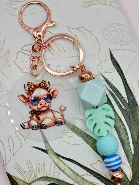 Aqua Jungle Keyring