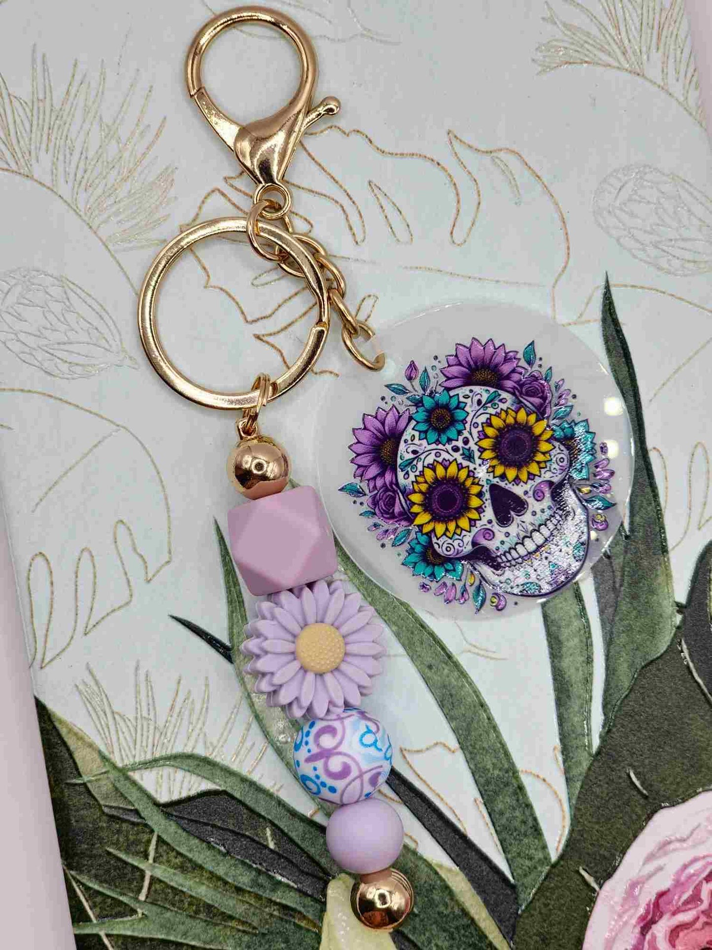 Purple Night Keyring