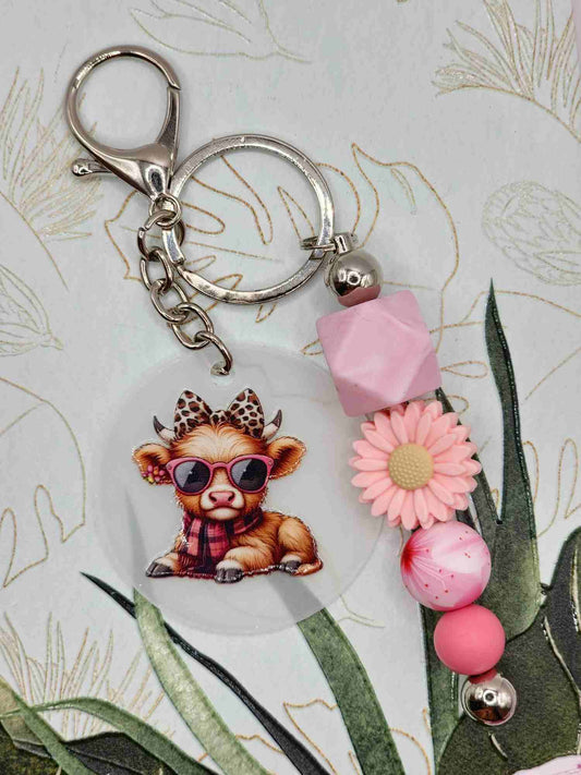 Wild Rose Keyring