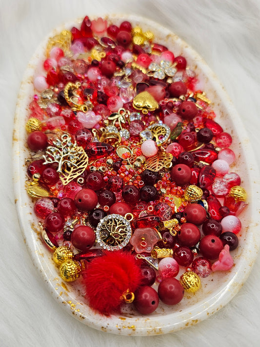 Crimson Flame ❤️✨ Bead & Charm Bundle