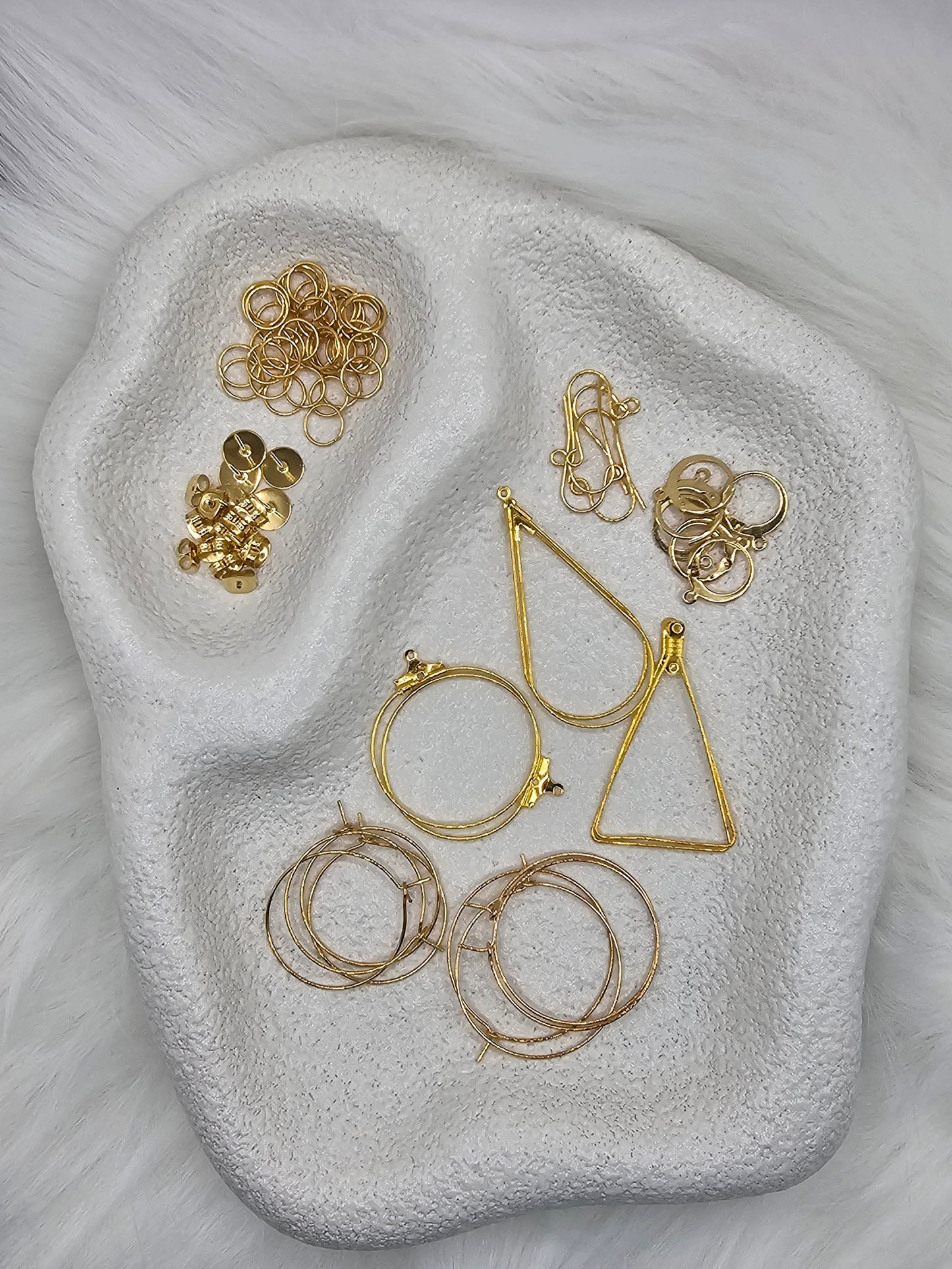 Gold Earring Making Bundle - Stainless Steel