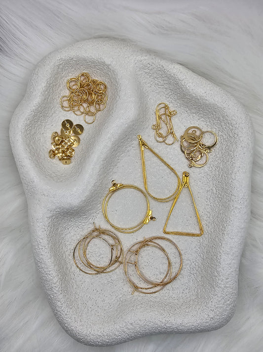 Gold Earring Making Bundle - Stainless Steel
