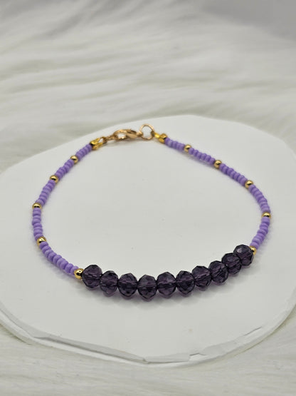 Purple Horizon Bracelet