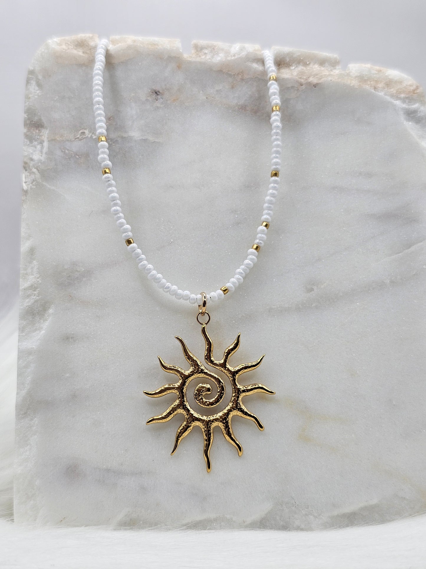 Golden Sunlight Necklace