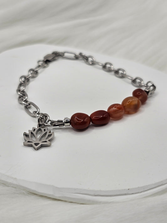 Agate Blossom Bracelet