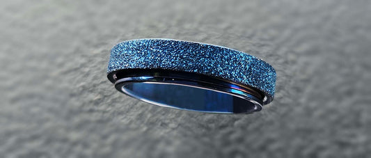 Blue Zenith Unisex Spinning Ring