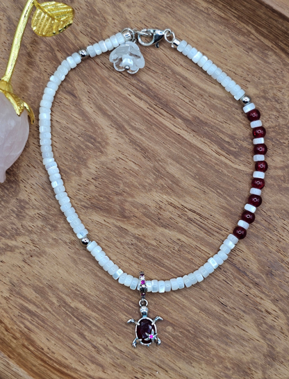 Tide Whisper – Murmure des Vagues Anklet