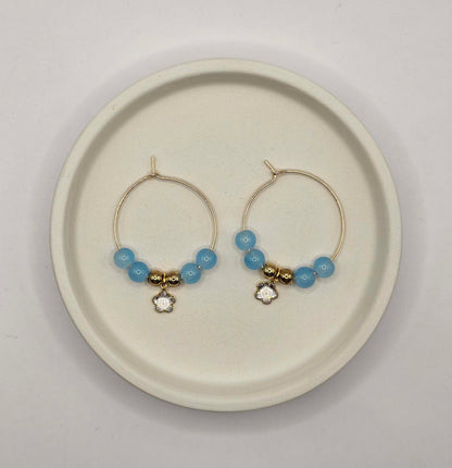 Blue Star Earrings