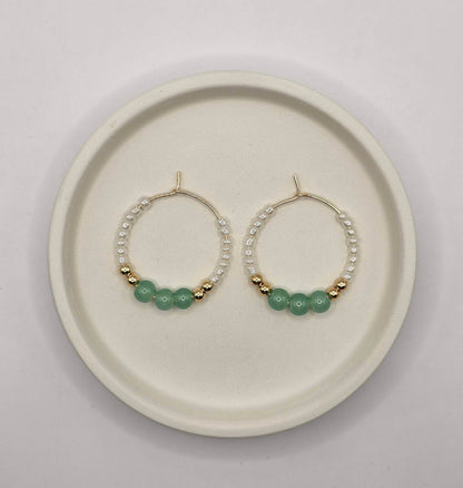 Green Earth Earrings