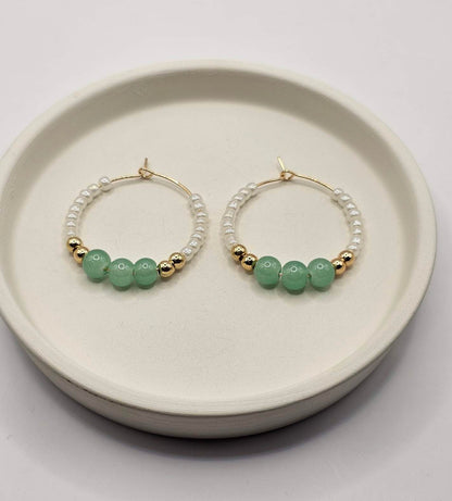 Green Earth Earrings