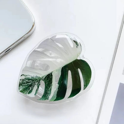 Monstera Acrylic Phone Grip