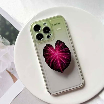 Caladium Acrylic Phone Grip