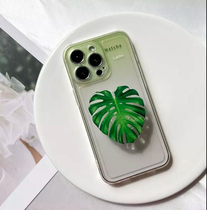 Monstera Acrylic Phone Grip