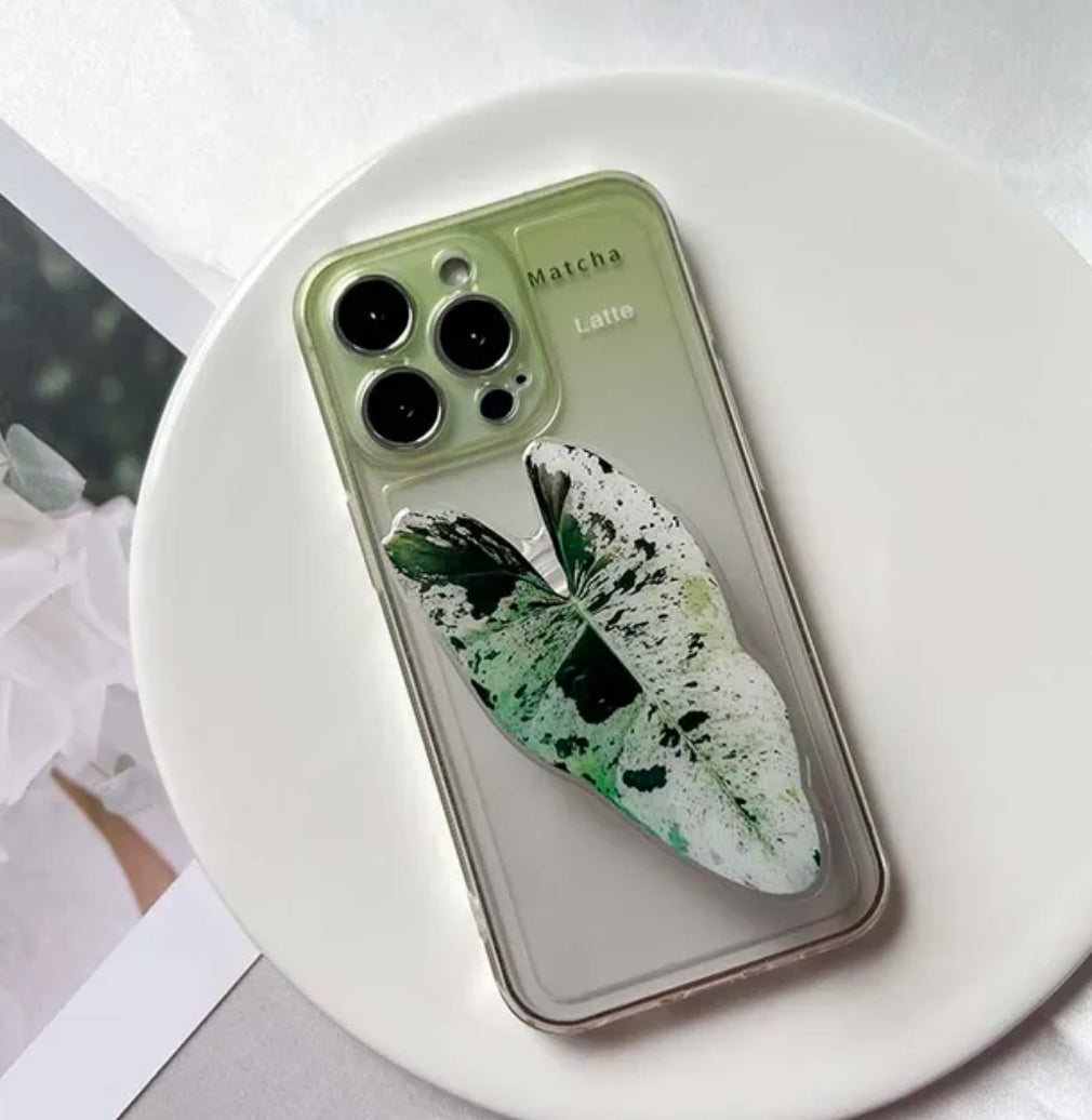 Philodendron Acrylic Phone Grip