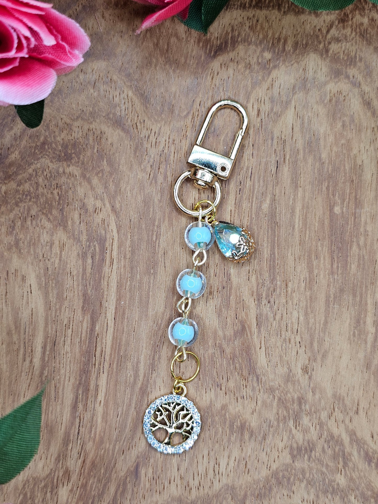 Clé de Ciel Bleu - Key of Blue Sky Keyring
