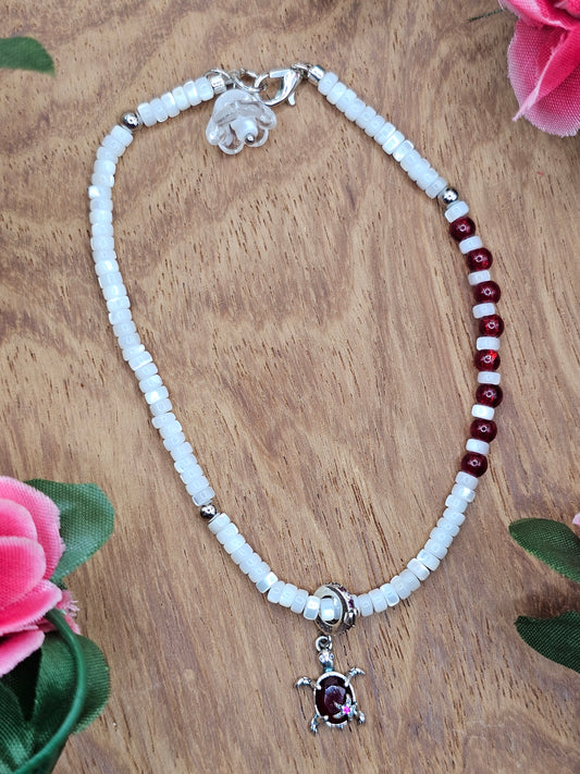 Tide Whisper – Murmure des Vagues Anklet