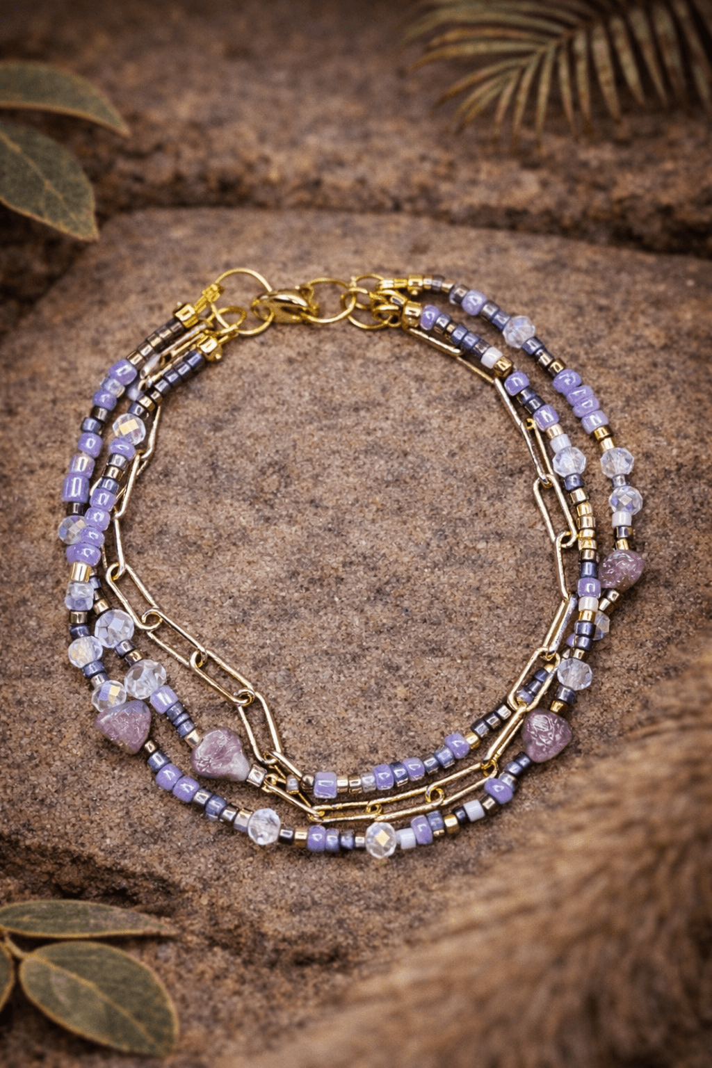 Pulsera Luna Lavanda